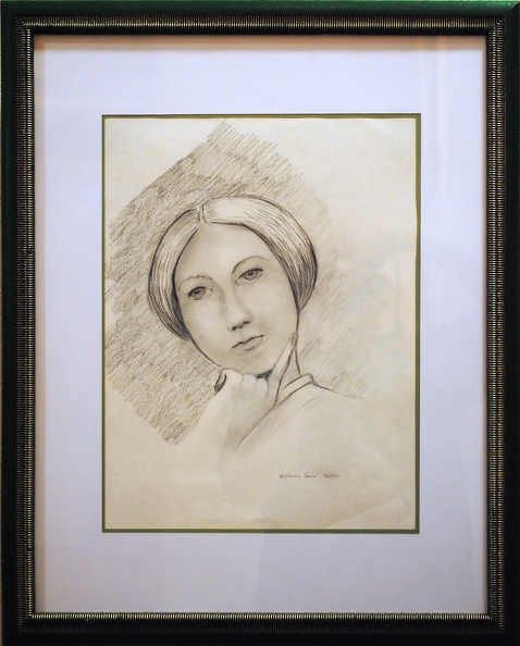 Catherine PAISSE Portrait de femme d_apr_s Degas Mine de Plomb.jpg